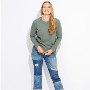 Pact Women’s Bundle of T-Shirt and Pullover Sweatshirt